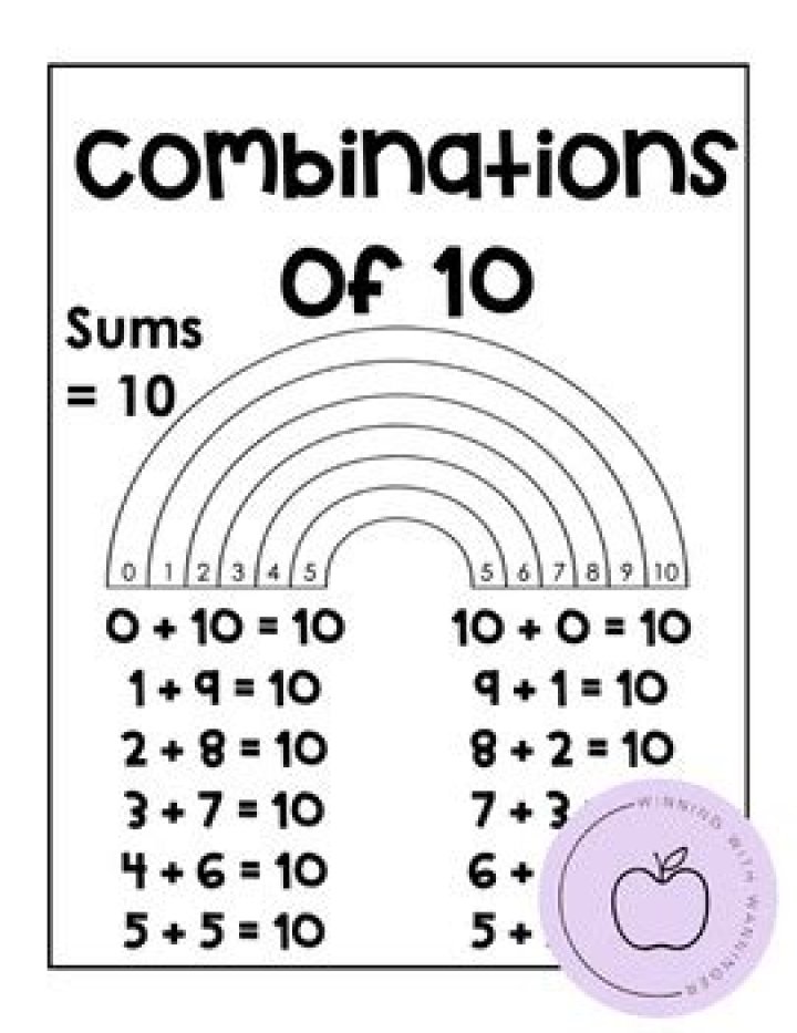 19 Combinations of 10