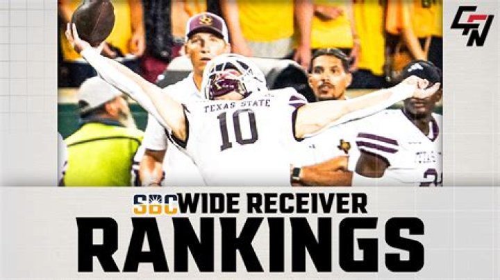 2024 Sun Belt WR Rankings Led By Texas State's Joey Hobert