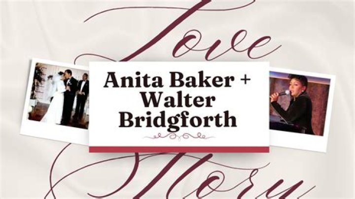 Anita Baker welcomed two sons with her ex husband Walter Bridgforth Jr