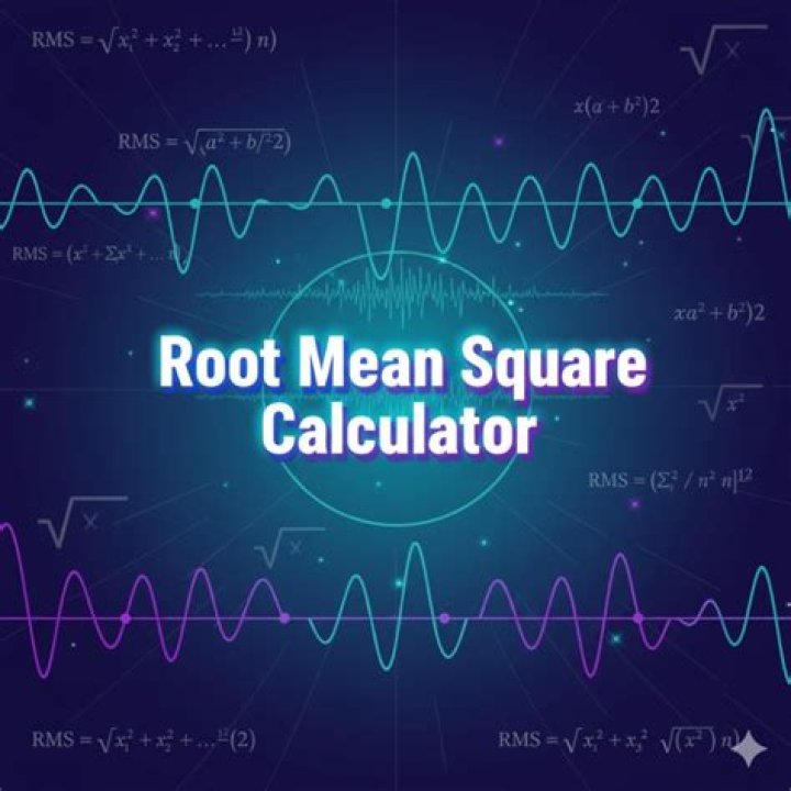 Calculate Root Mean Square from 1,2,3,4,5,6