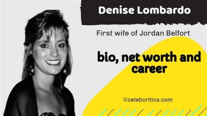 Denise Lombardo Biography- Ex-wife of Jordan Belfort
