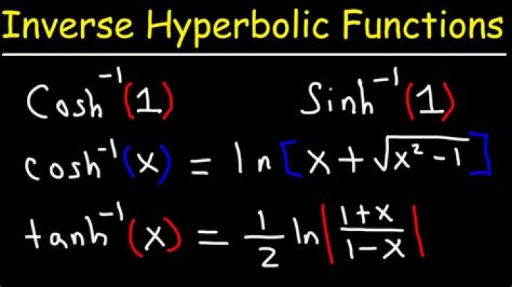 Hyperbolic Inverse Calculator
