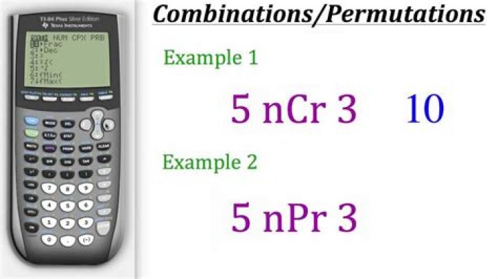Permutations and Combinations Calculator Shortcuts